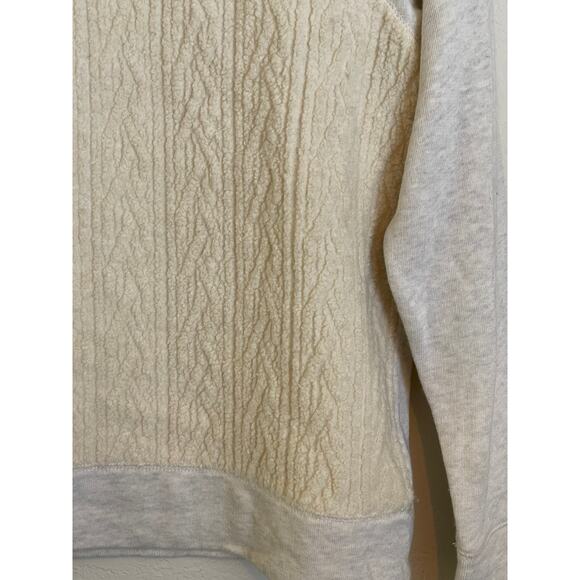 J. Crew 100% Cotton OVERSIZED Textured Sweatshirt SIZE S - Picture 3 of 9